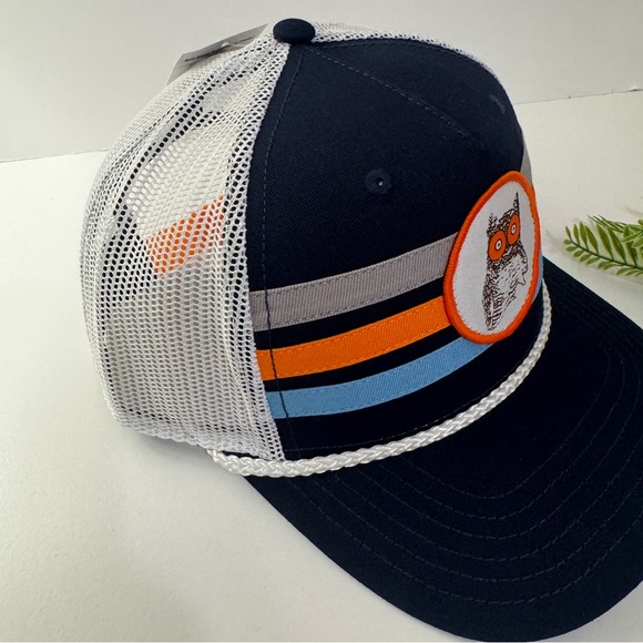 HOOTERS Design Logo Owl Mesh Baseball Cap Hat UF Gator Colors NWT - Picture 9 of 11